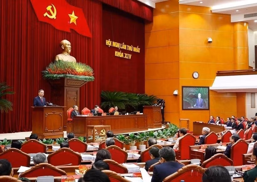 The first session of the 14th Party Central Committee on January 23, 2026 (Photo: VNA)